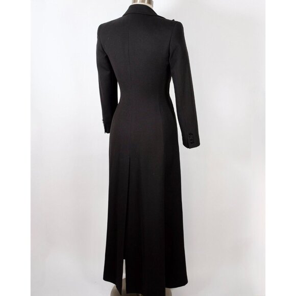 Ralph Lauren Purple Label Collection long coat 4 jacket tuxedo black - Picture 6 of 14